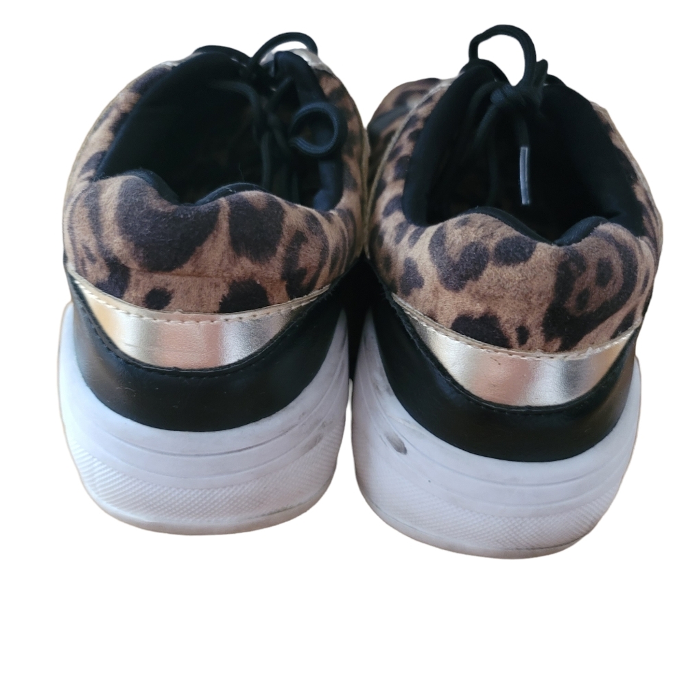Torrid Leopard & Metallic Faux Leather Sneaker - Picture 6 of 8